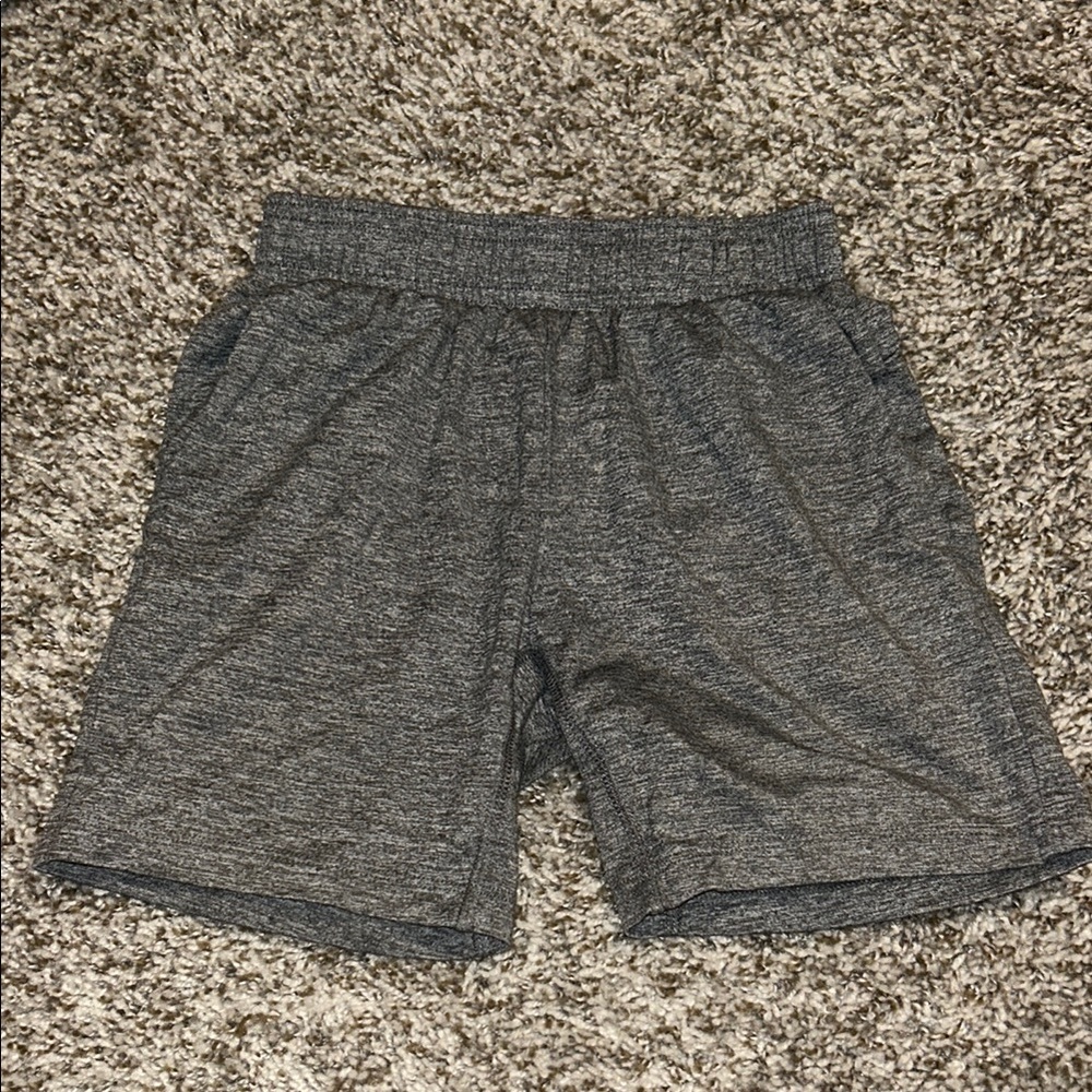 All in Motion Gray Athletic Shorts Elastic Waistband Soft Fabric